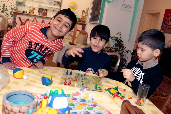 So konnten sich alle Kinder, die zur Veranstaltung kamen, verkleiden und mitfeiern.