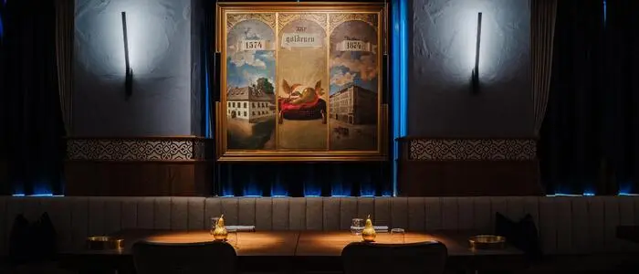Die „Goldene Birn“ befindet sich in einem Extraraum des Grazer Parkhotels