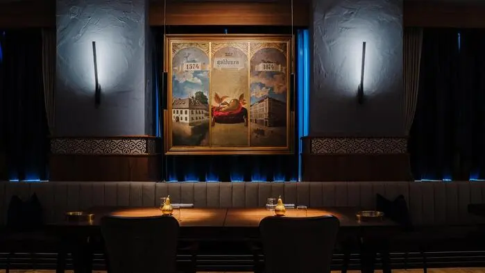 Die „Goldene Birn“ befindet sich in einem Extraraum des Grazer Parkhotels