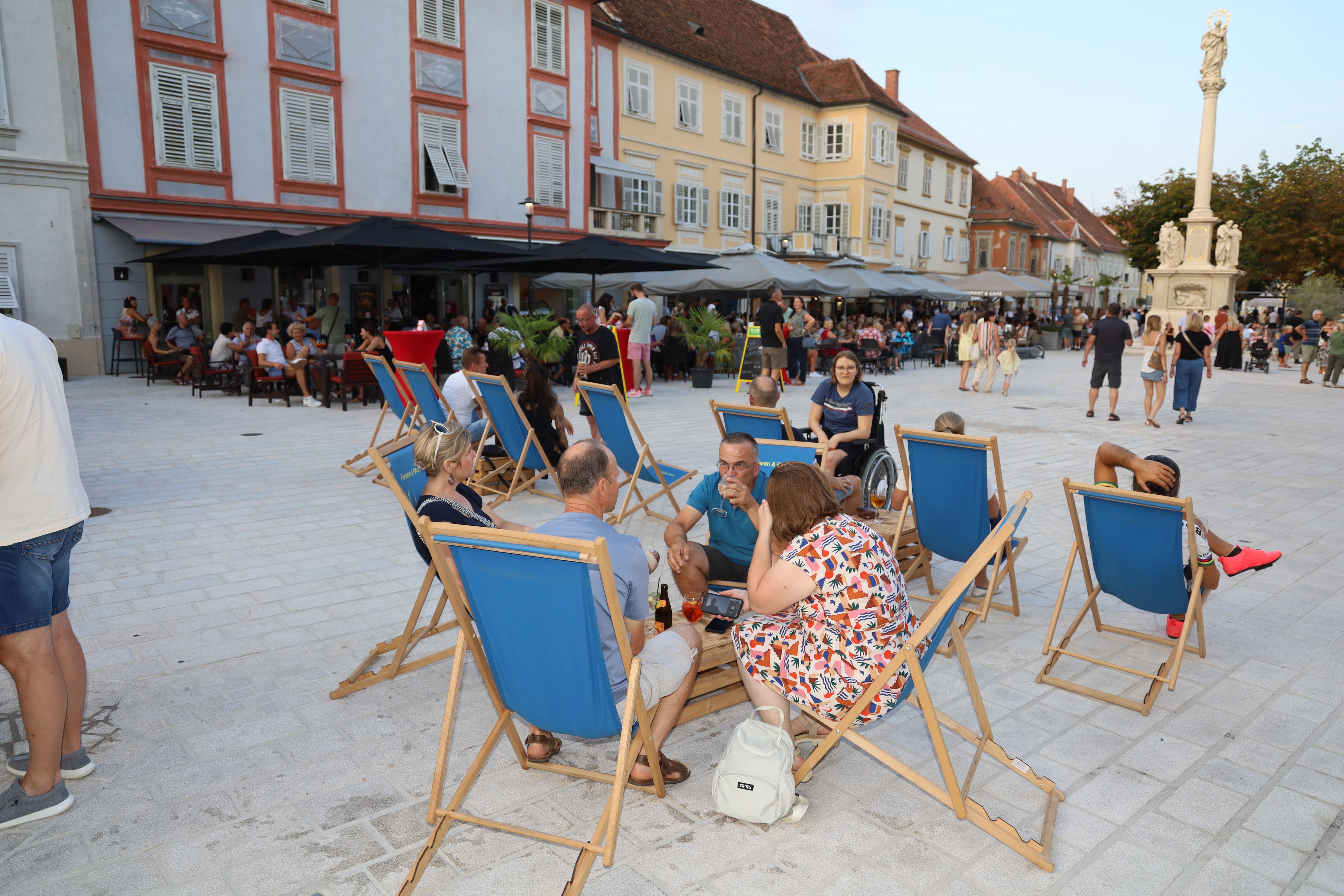 Zum Fanieren & Radieren wurde die Innenstadt von Bad Radkersburg umfunktioniert.