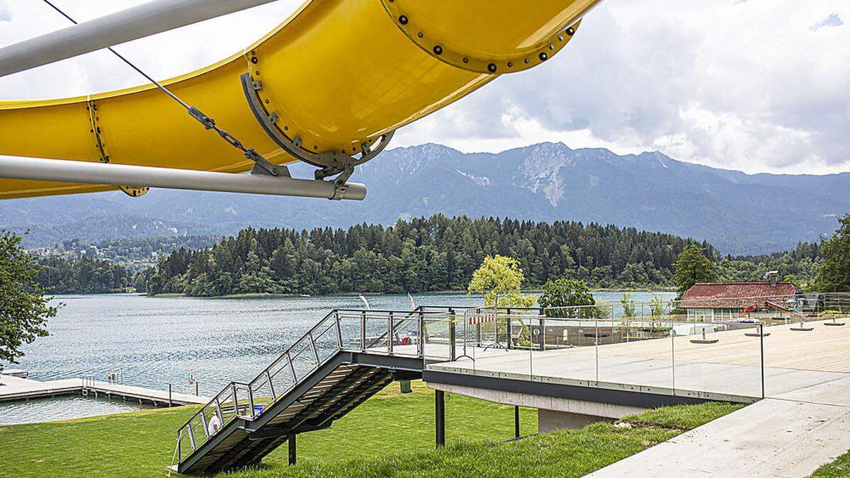 Das umgebaute und nun kostenlos zugängliche Strandbad Drobollach offiziell eröffnet