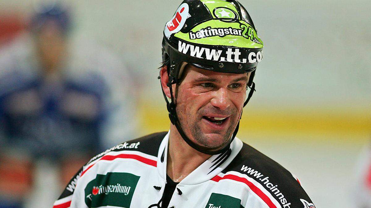 Auf die alten Zeiten: Todd Elik im Innsbrucker Trikot aus der Saison 2005/06