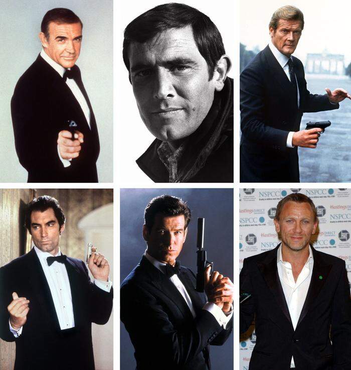 Die Bond-Darsteller im Überblick 
