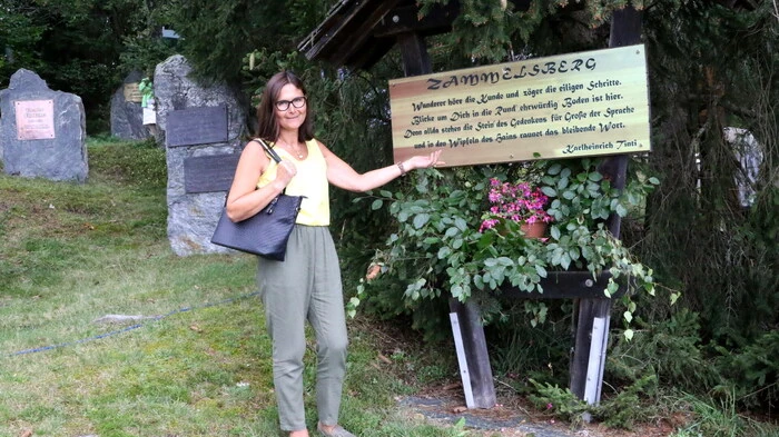 Im Mittelpunkt eines großen Dichtertreffens stand am Samstag die kleine Ortschaft Zammelsberg hoch über dem Gurktal. 