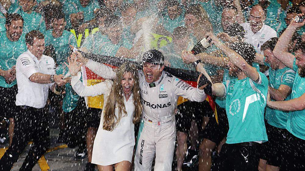 Formel 1-Weltmeister Nico Rosberg hat derzeit viel zu feiern