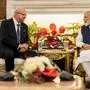 Bundeskanzler Christian Stocker (ÖVP) und der indische Premier Narendra Modi 