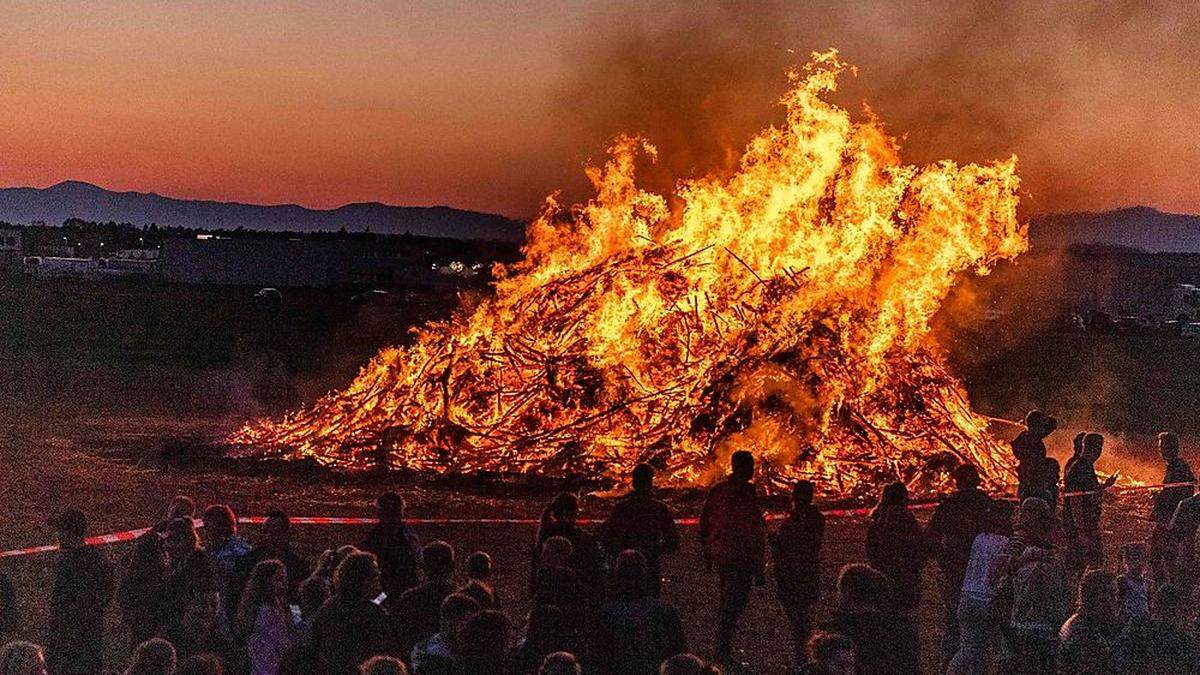 Osterfeuer sind in der ganzen Steiermark heuer streng verboten