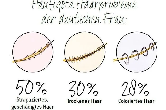 Der Haarpflegemittelhersteller Guhl hat die Haare der deutsch Frau unter die Lupe genommen