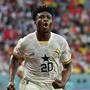 Mohammed Kudus steuerte wichtige zwei Tore beim Sieg der Ghanaer bei