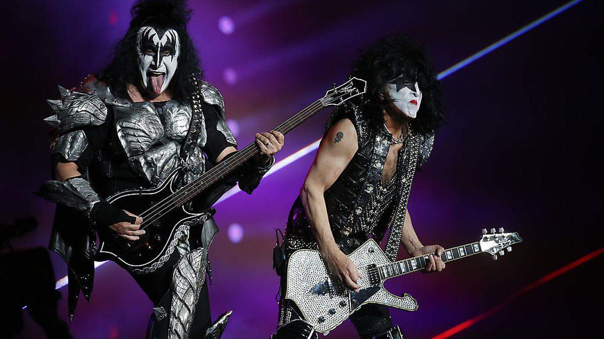 Ein letztes Mal auf der Bühne: die Rockband Kiss