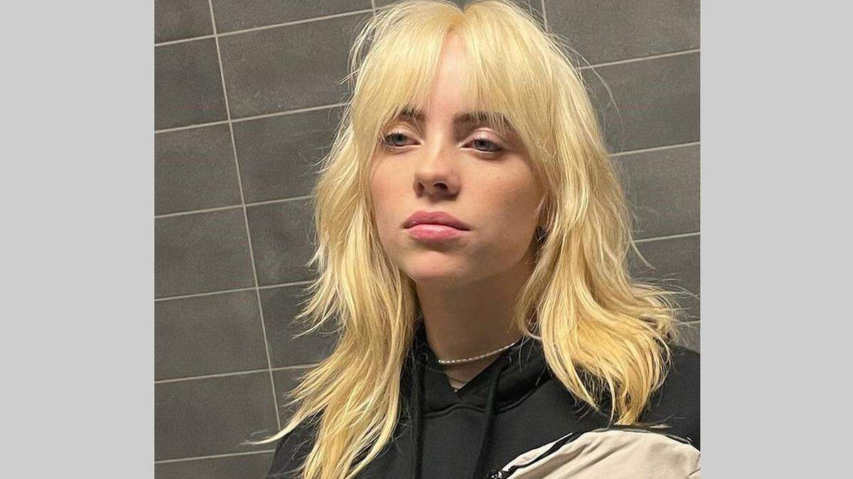 Eine erblondete Billie Eilish (19) entzückt das Netz