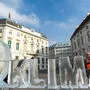 Einstige NGO-Protestaktion für mehr Klimapolitik vor dem Bundeskanzleramt