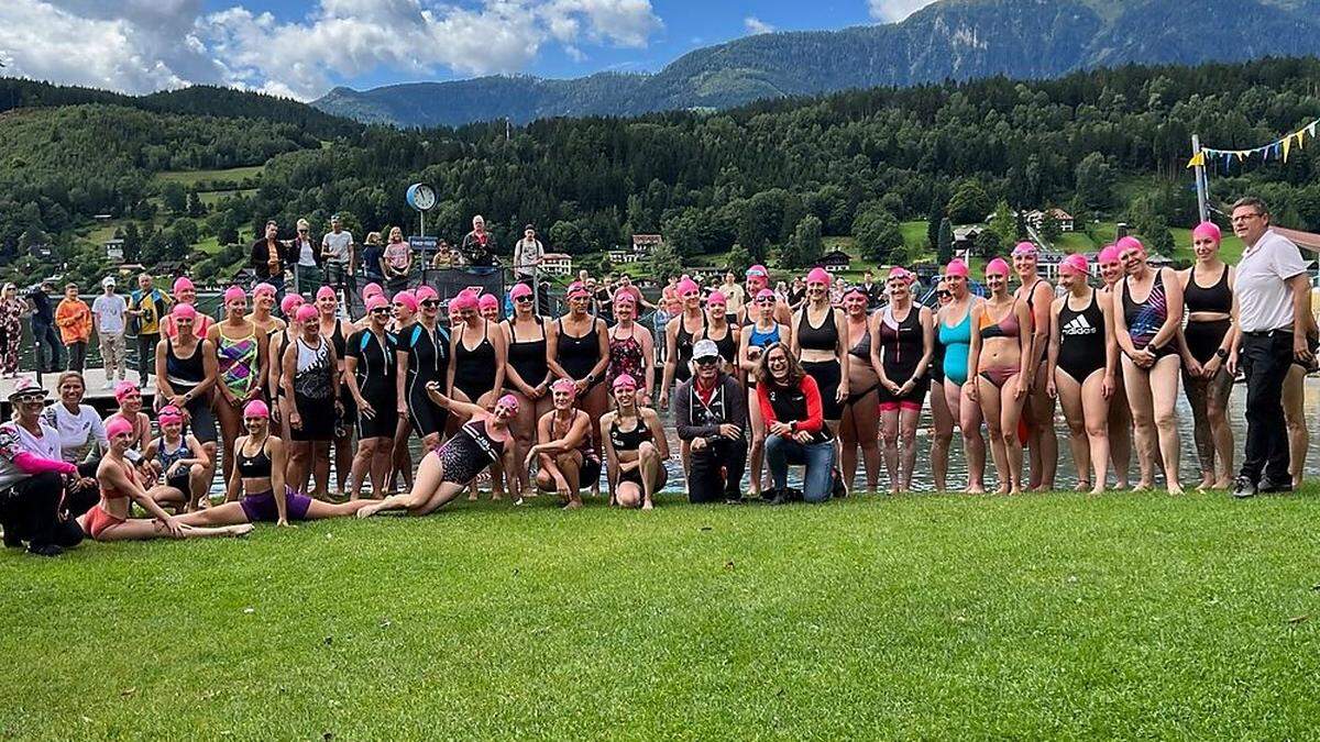 Beim 1. Damentriathlon Österreichs waren 40 Teilnehmerinnen am Start