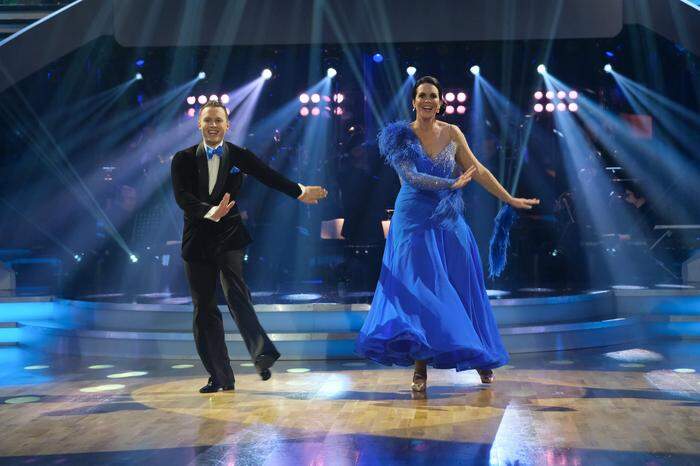 Martina Reuter und Tanzpartner Nikolaus Waltl mussten die Show als erstes Paar verlassen