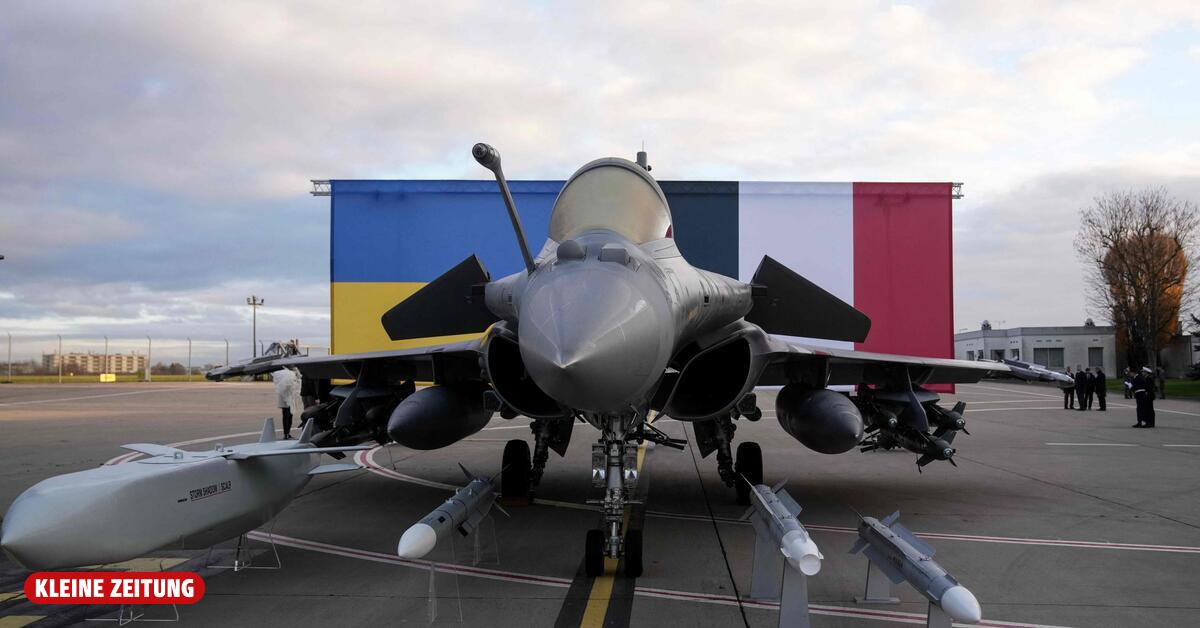 Selenskyj in Frankreich: Die Ukraine will 100 Rafale-Kampfflugzeuge kaufen
