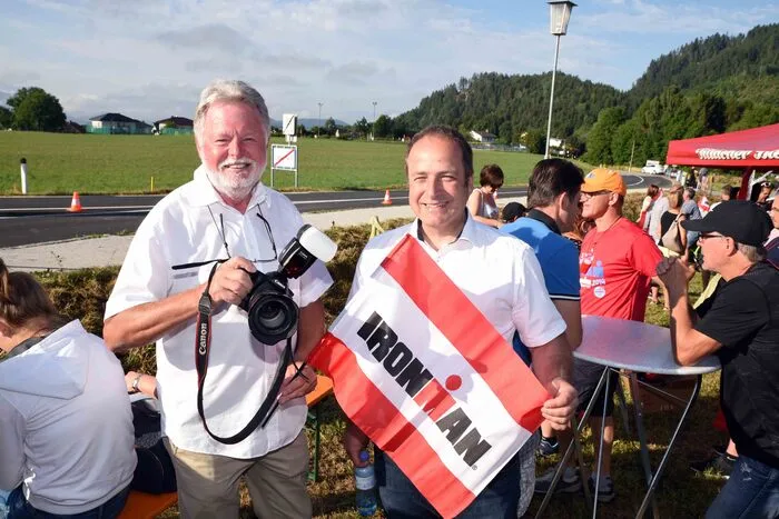 Mit dabei auch Kameramann-Legende Toni Wieser (links) und Frauensteins Bürgermeister Harald Jannach