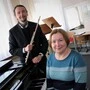 Für stimmungsvolle Klavier- und Flötenmusik zuständig: Harald Fripertinger und Svetlana Hübler