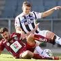 GRAZ,AUSTRIA,03.JUN.20 - SOCCER - tipico Bundesliga, championship group, SK Sturm Graz vs WAC Wolfsberg. Image shows Milos Jojic (WAC) and Ivan Ljubic (Sturm).
Photo: GEPA pictures/ Christian Walgram