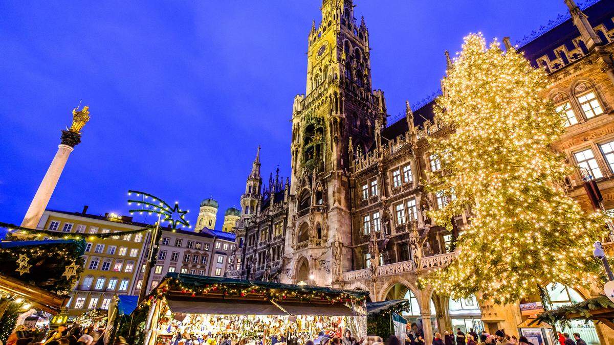 Der Klassiker ist der Christkindlmarkt am Marienplatz