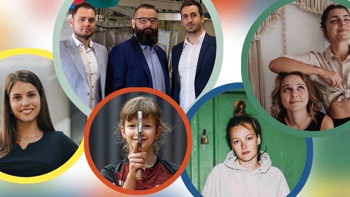 Katharina Feiertag (Quickticket), die Beumer Group GRZ, Tischtennis-As Mariia Lytvyn, Popstar Resi Reiner und die Zero-Waste-Shopbetreiberinnen von Minimali: Sie sind unsere Nominierten in der Kategorie "Newcomer"