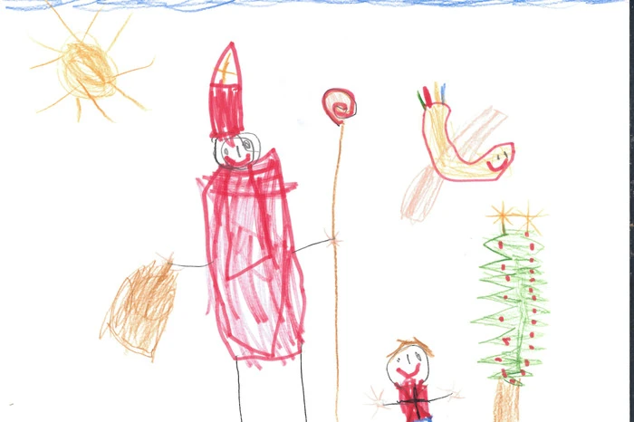 Florian Bratschitz (4) aus Gniebing hat dieses Bild für unseren Adventkalender gestaltet.