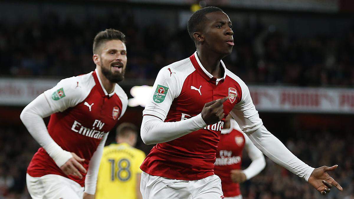 Der erst 18-jährige Edward Nketiah