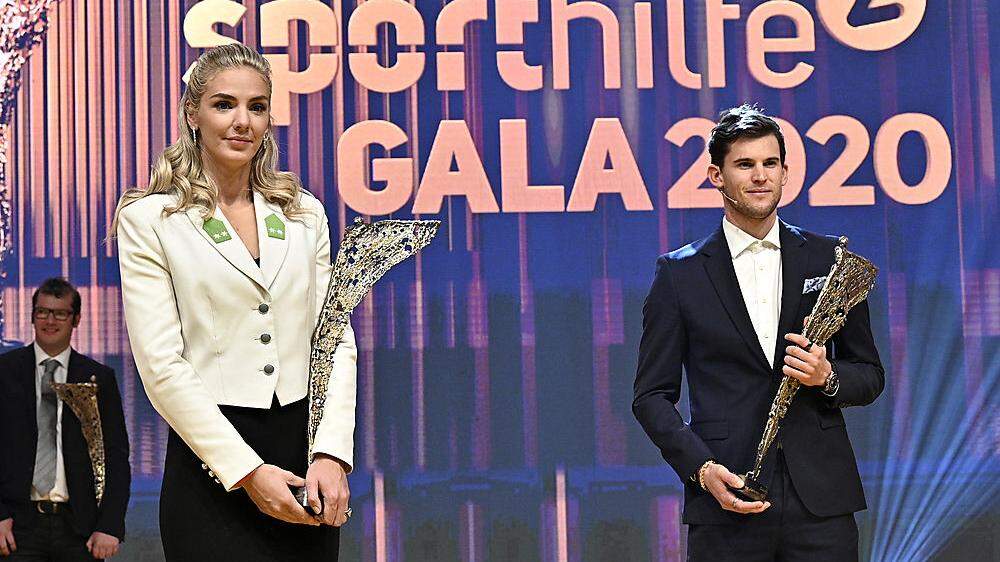 Ivona Dadic und Dominic Thiem sind die Sportler des Jahres