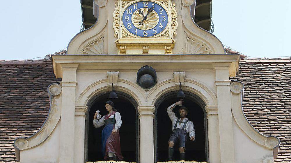 Weihnachtsgeschenk für Graz 1905: das Glockenspiel