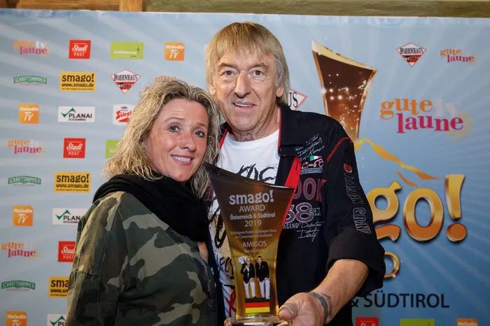 Amigo Bernd Ulrich mit seiner ebenfalls musikalisch höchst erfolgreichen Tochter Daniela Alfinito