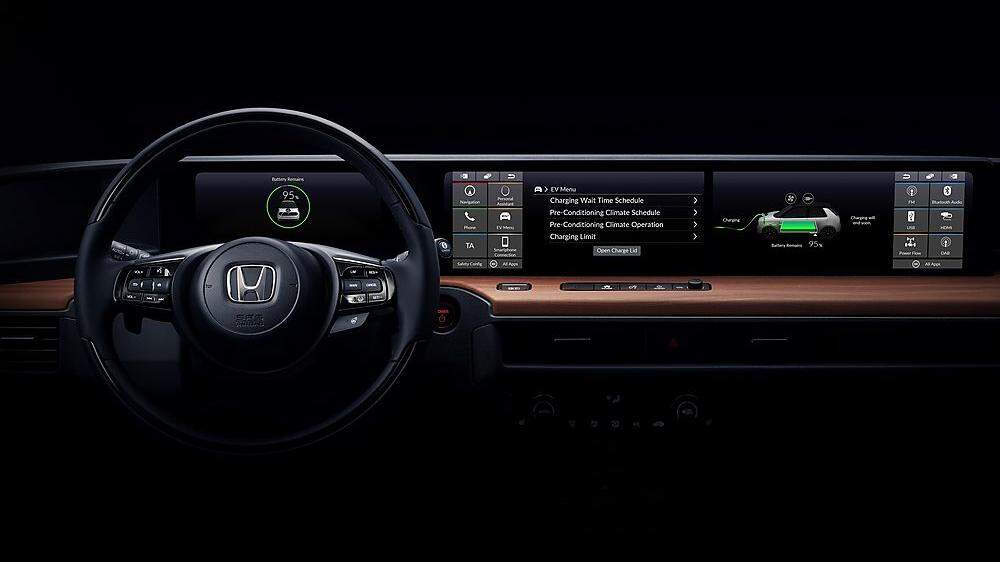 Das Cockpit von Hondas Elektroauto