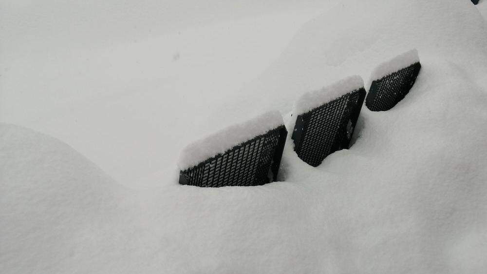 In Teilen Kärntens schneite es den ganzen Samstag