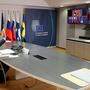 Videogipfel EU-China, 2020: Ratspräsident Charles Michel spricht mit Präsident Xi Jinping