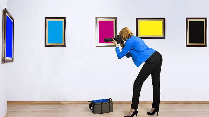 Fotografien von Bildern werfen interessante Fragen auf
