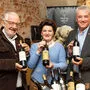 Komponist Giorgio Conte mit Waltraud Hutter (Graz Tourismus) und Wein-Steiermark-Geschäftsführer Werner Luttenberger