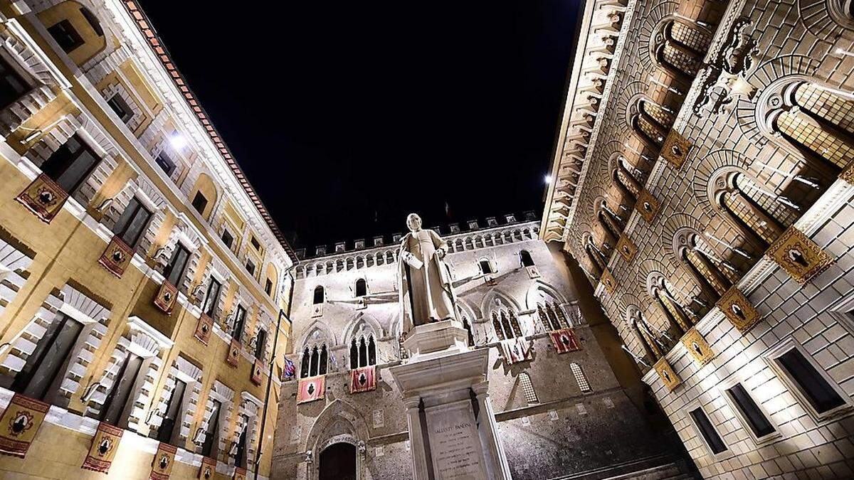 Das ehrwürdige Bankhaus Monte dei Paschi wurde ebenfalls mit Staatsgeld vor dem Untergang gerettet