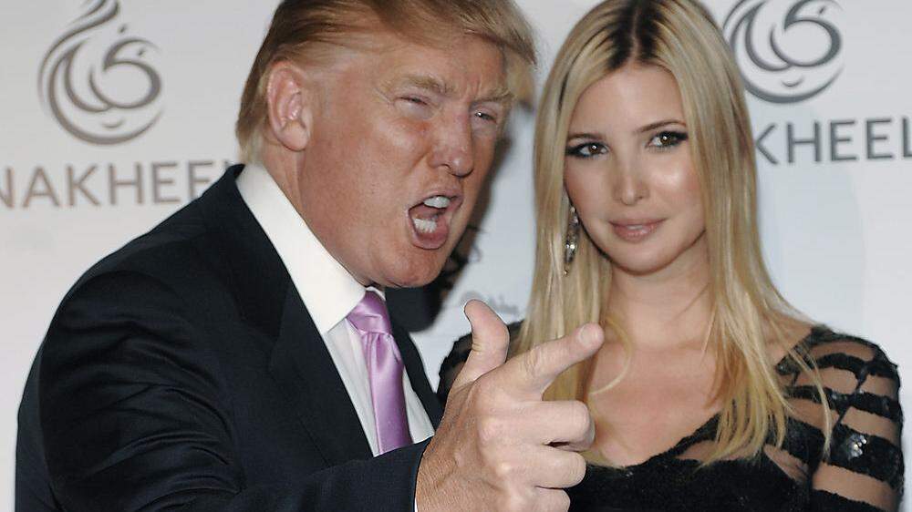Trump mit seiner Tochter Ivanka. 