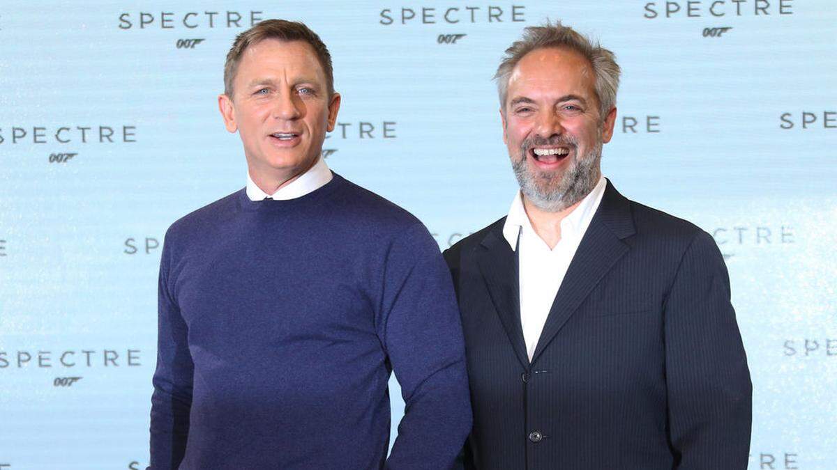 Bond-Darsteller Daniel Craig mit Regisseur Sam Mendes
