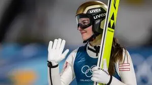 Lisa Hirner packte bei Olympia in Predazzo ihre besten Sprünge aus