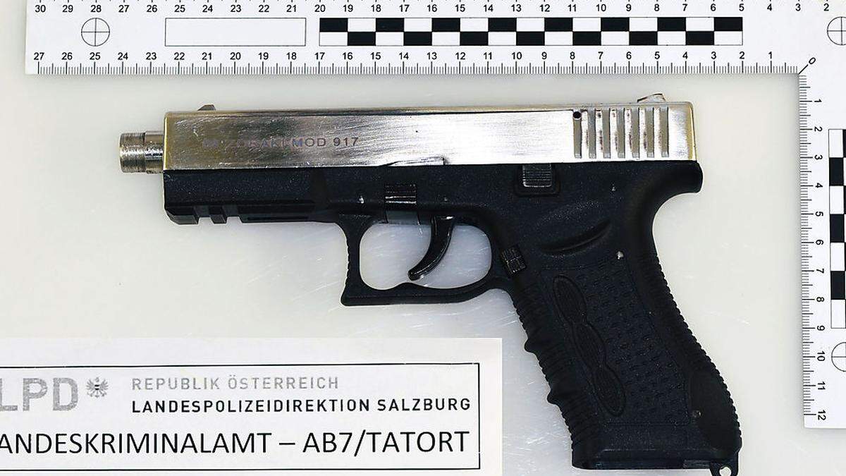 Die mutmaßliche Tatwaffe