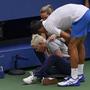 Novak Djokovic hatte 2020 bei den US Open eine Linienrichterin am Hals getroffen 
