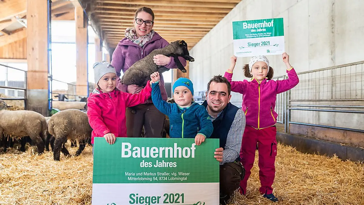Die Freude am Hof der Familie Straßer ist riesig