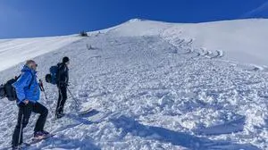 Lawinenabgang auf dem Blaseneck