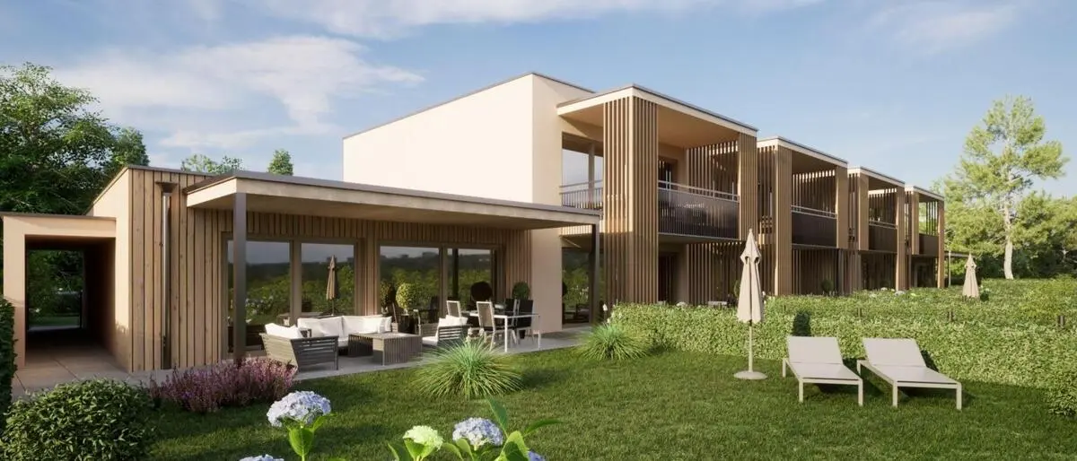 Mitten in Krumpendorf errichtet das Unternehmen Madile eine neue Wohnanlage mit zehn Einheiten