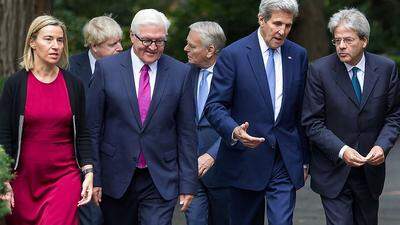 Kerry im Kreise eurpäischer Außenminister