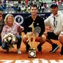 Die Familie Thiem: Moritz, Karin, Dominic und Wolfgang Thiem