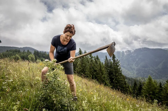 Susanne Trieb bei der Arbeit
