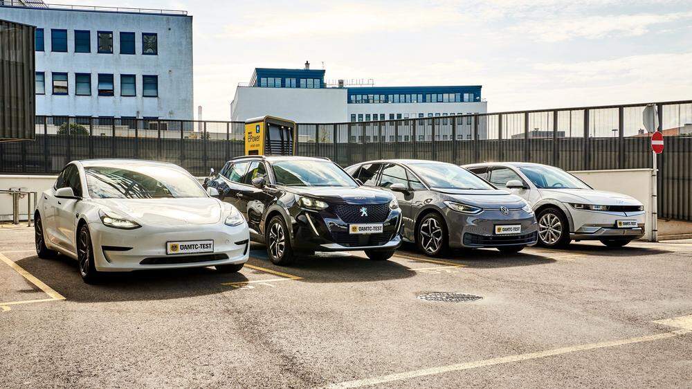 Tesla, Peugeot, VW und Hyundai messen sich an der Ladesäule