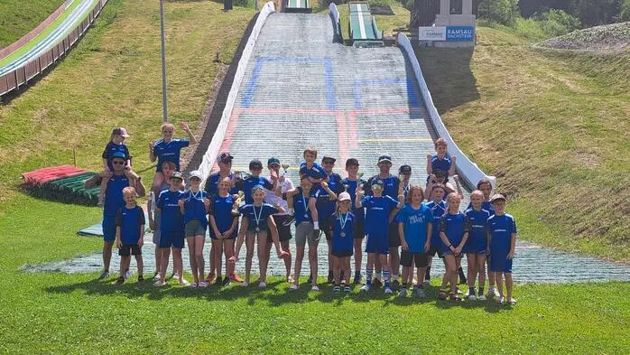 Die Nachwuchssportlerinnen und -sportler des SC Erzbergland sind voller Motivation für den Sommerlandescup in der Eisenerzer Ramsau