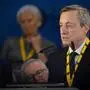 Ehrung für den früheren EZB-Präsidenten Mario Draghi