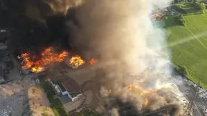 Am 28. Juni geriet in Nußdorf-Debant die Recyclinganlage der Firma Rossbacher in Brand